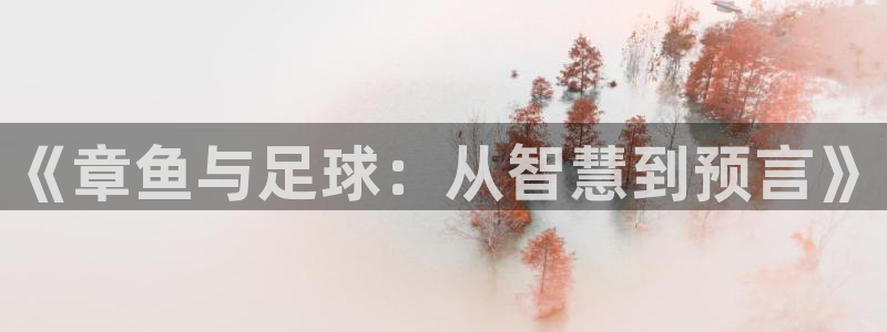 世界杯足球直播:《章鱼与足球:从智慧到预言》